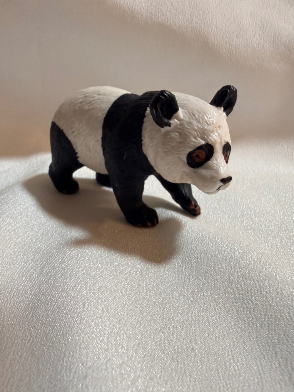 Realistic Panda Bear Figurine Heavy Resin Wildlife Decor